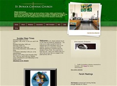 The Church of St. Patrick is just now learning the rich ministry that can be displayed by their site...